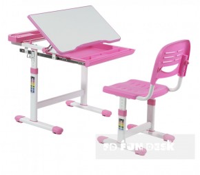 Комплект парта + стул трансформеры Cantare Pink в Стрежевом - strezhevoj.mebel-74.com | фото