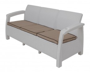 Диван Yalta Premium Sofa 3 Set (Ялта) белый (+подушки под спину) в Стрежевом - strezhevoj.mebel-74.com | фото