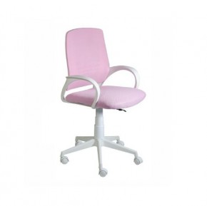 Кресло Ирис White сетка/ткань розовая в Стрежевом - strezhevoj.mebel-74.com | фото