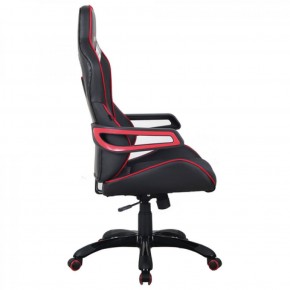 Кресло компьютерное BRABIX Nitro GM-001 (ткань/экокожа) черное, вставки красные (531816) в Стрежевом - strezhevoj.mebel-74.com | фото
