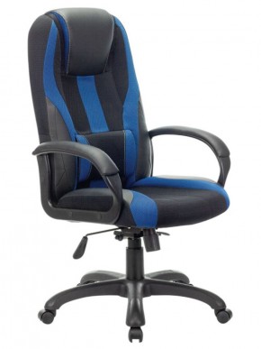 Кресло компьютерное BRABIX PREMIUM "Rapid GM-102" (экокожа/ткань, черное/синее) 532106 в Стрежевом - strezhevoj.mebel-74.com | фото