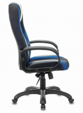 Кресло компьютерное BRABIX PREMIUM "Rapid GM-102" (экокожа/ткань, черное/синее) 532106 в Стрежевом - strezhevoj.mebel-74.com | фото