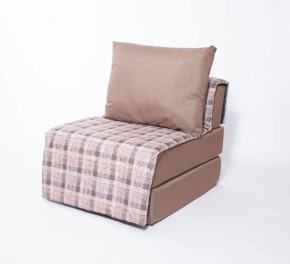 Кресло-кровать бескаркасное Харви (коричневый-квадро беж) в Стрежевом - strezhevoj.mebel-74.com | фото