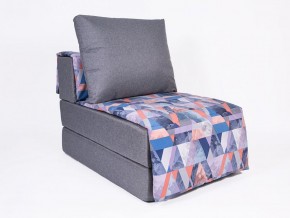 Кресло-кровать бескаркасное Харви (серый-сноу деним) в Стрежевом - strezhevoj.mebel-74.com | фото