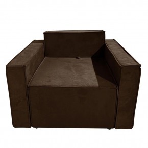 Кресло-кровать Принц КК1-ВК (велюр коричневый) в Стрежевом - strezhevoj.mebel-74.com | фото