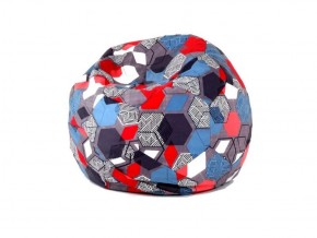 Кресло-мешок Мяч M (Geometry Slate) в Стрежевом - strezhevoj.mebel-74.com | фото