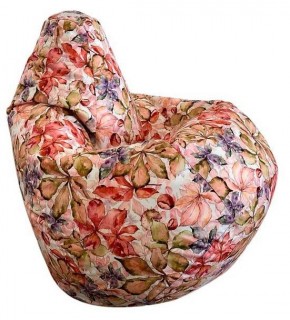 Кресло-мешок Цветы XXL в Стрежевом - strezhevoj.mebel-74.com | фото