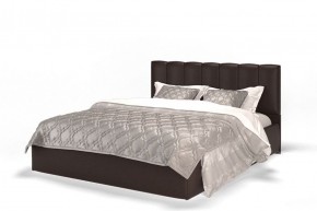 Кровать Элен 1600 + основание с ПМ (Лесмо brown) коричневый в Стрежевом - strezhevoj.mebel-74.com | фото