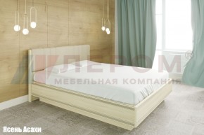 Кровать КР-1014 с мягким изголовьем в Стрежевом - strezhevoj.mebel-74.com | фото